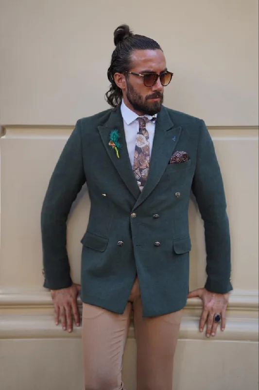 Plus Size Men's Charcoal Grey Linen Blazer with Notch Lapel for a Summer - Ready StyleAvion Green Slim Fit Peak Lapel Blazer Plus Size Men's Charcoal Grey Linen Blazer with Notch Lapel for a Summer - Ready StyleAvion Green Slim Fit Peak Lapel Blazer