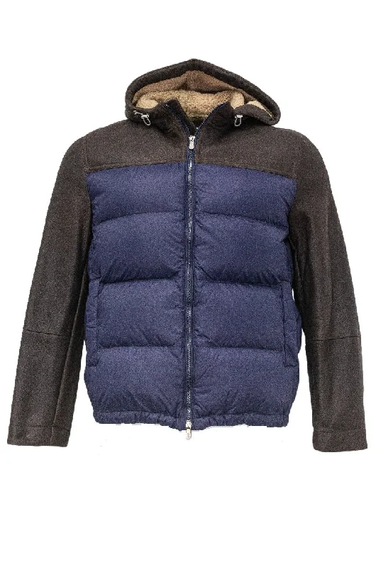 Denim men jackets with embroidered patches for a personalized touchBrunello Cucinelli Outerwear Jacket In Blue & Grey Denim men jackets with embroidered patches for a personalized touchBrunello Cucinelli Outerwear Jacket In Blue & Grey