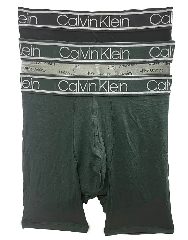 Men's boxer briefs with a smooth - finish fabricCalvin Klein Bamboo Comfort Boxer Brief 3 Pack NP2262O Men's boxer briefs with a smooth - finish fabricCalvin Klein Bamboo Comfort Boxer Brief 3 Pack NP2262O