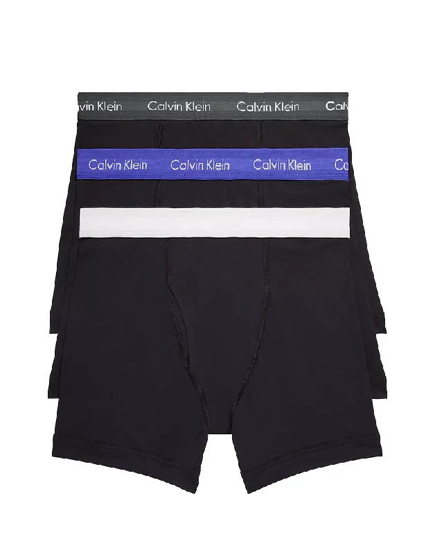 Men's boxer briefs with a fly - front closureCalvin Klein Boxer Brief 3-Pack NB2616 Men's boxer briefs with a fly - front closureCalvin Klein Boxer Brief 3-Pack NB2616
