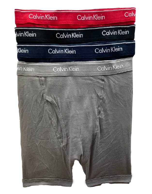 Men's antibacterial boxer briefs for odor controlCalvin Klein Cotton Classic Boxer Brief 4 Pack NP2190O Men's antibacterial boxer briefs for odor controlCalvin Klein Cotton Classic Boxer Brief 4 Pack NP2190O