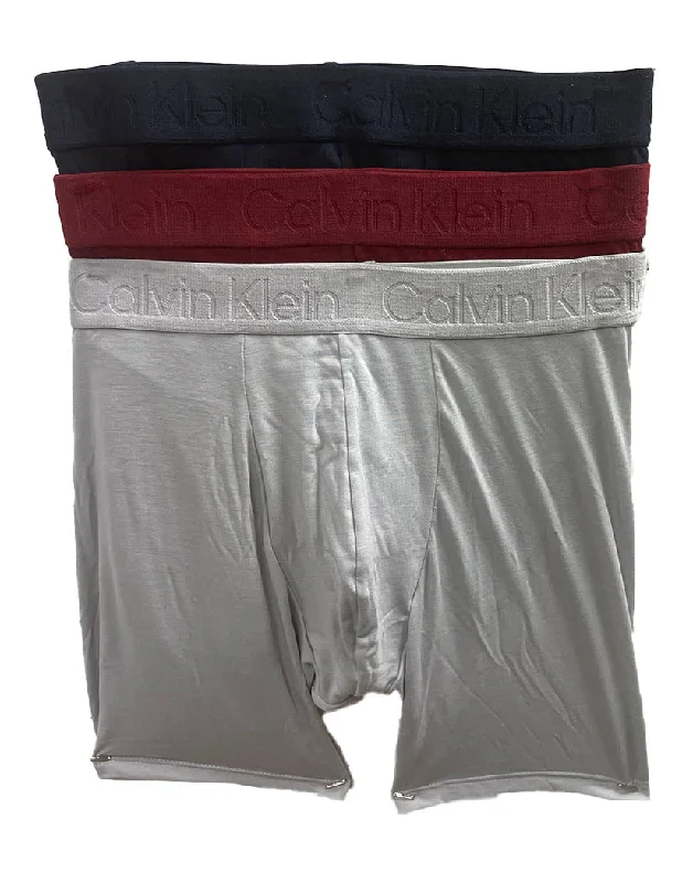 Men's boxer briefs with a mesh panel for breathabilityCalvin Klein Eco Classic Boxer Brief 3 Pack NP2489O Men's boxer briefs with a mesh panel for breathabilityCalvin Klein Eco Classic Boxer Brief 3 Pack NP2489O
