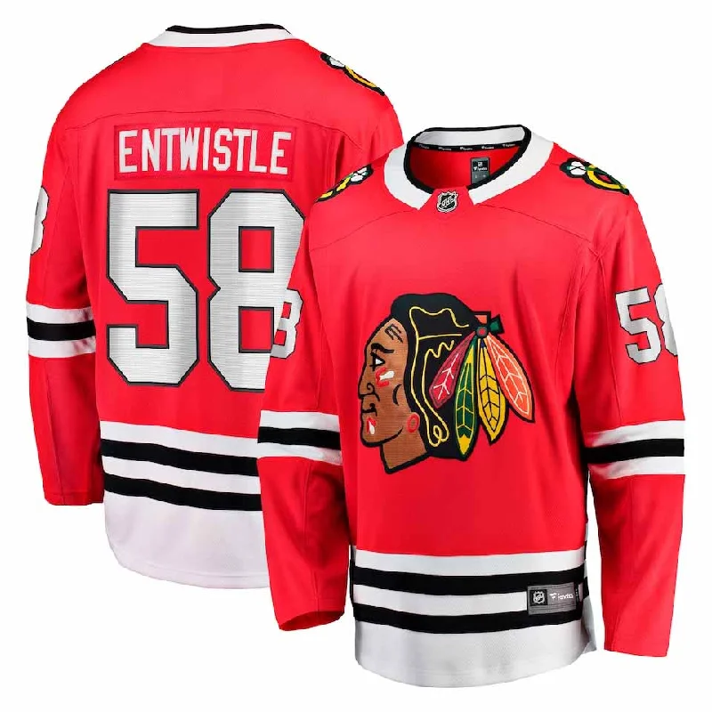 Men's Basketball Jerseys with Signature Player Logos for a Fan - Favorite LookChicago Blackhawks MacKenzie Entwistle Home Breakaway Jersey w/ Authentic Lettering Men's Basketball Jerseys with Signature Player Logos for a Fan - Favorite LookChicago Blackhawks MacKenzie Entwistle Home Breakaway Jersey w/ Authentic Lettering