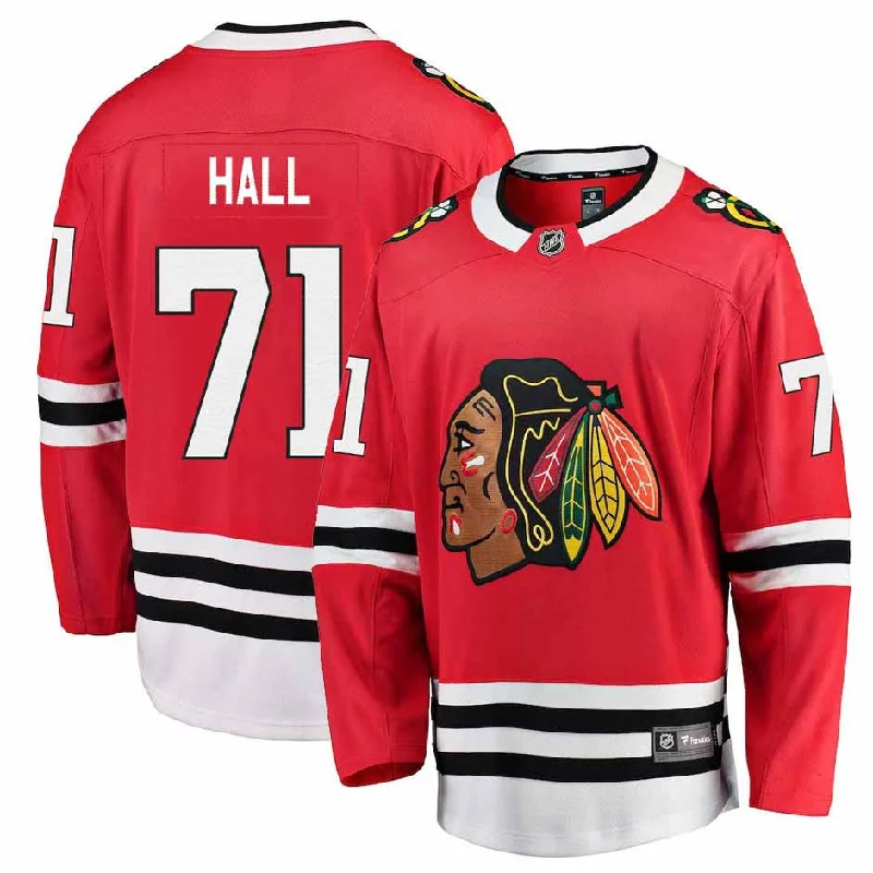 Men's Moisture - Wicking Golf Jerseys with UV Protection for Comfortable Rounds on the CourseChicago Blackhawks Taylor Hall Home Breakaway Jersey w/ Authentic Lettering Men's Moisture - Wicking Golf Jerseys with UV Protection for Comfortable Rounds on the CourseChicago Blackhawks Taylor Hall Home Breakaway Jersey w/ Authentic Lettering