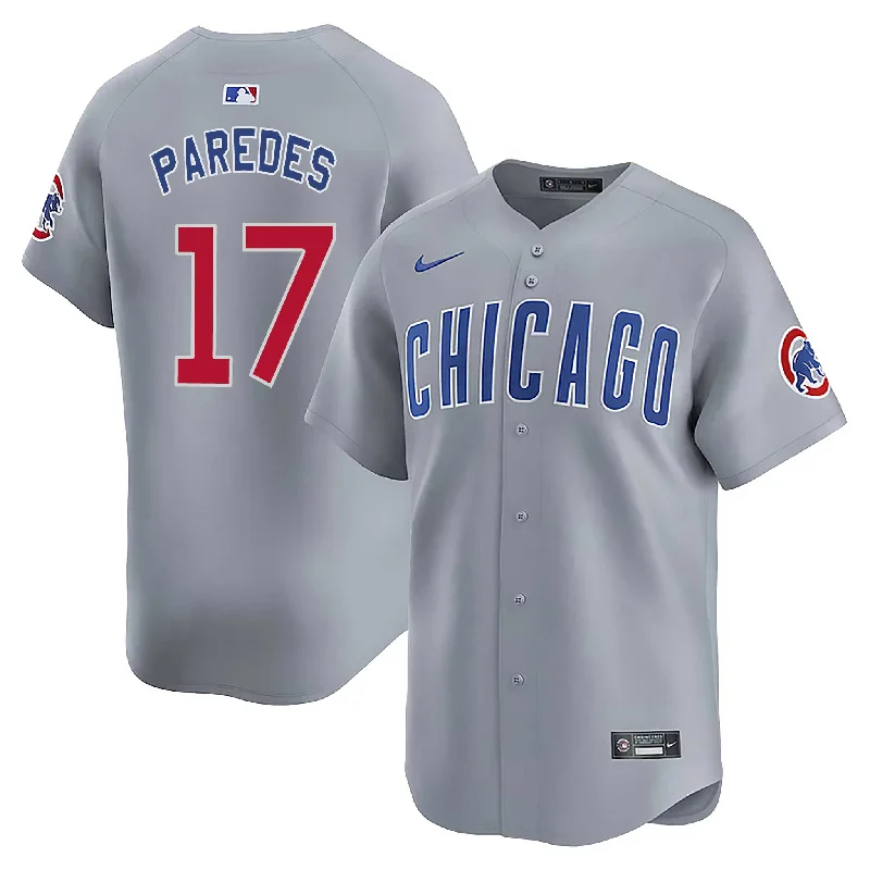 Chicago Cubs Isaac Paredes Nike Road Vapor Limited Jersey W/ Authentic Lettering