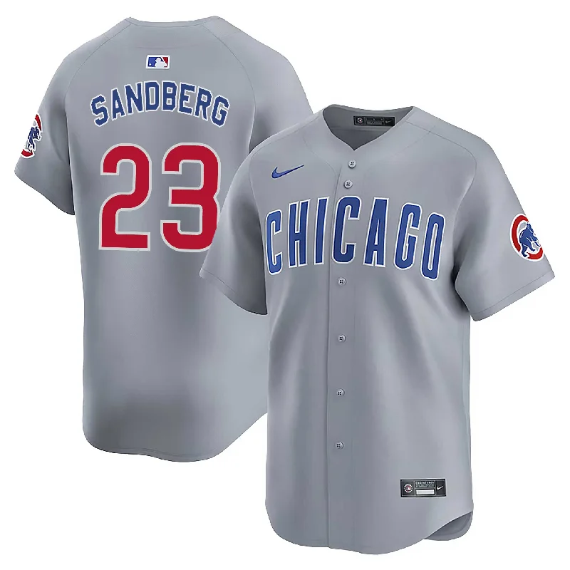 Men's Limited - Release American Football Jerseys of Rookie Stars for Early Adopters and FansChicago Cubs Ryne Sandberg Nike Road Vapor Limited Jersey W/ Authentic Lettering Men's Limited - Release American Football Jerseys of Rookie Stars for Early Adopters and FansChicago Cubs Ryne Sandberg Nike Road Vapor Limited Jersey W/ Authentic Lettering