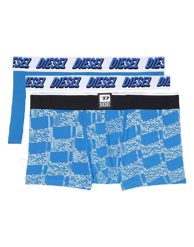 Men's printed boxer briefs in bold patterns​Diesel UMBX Damien 3 Pack 00ST3V-0KCAS