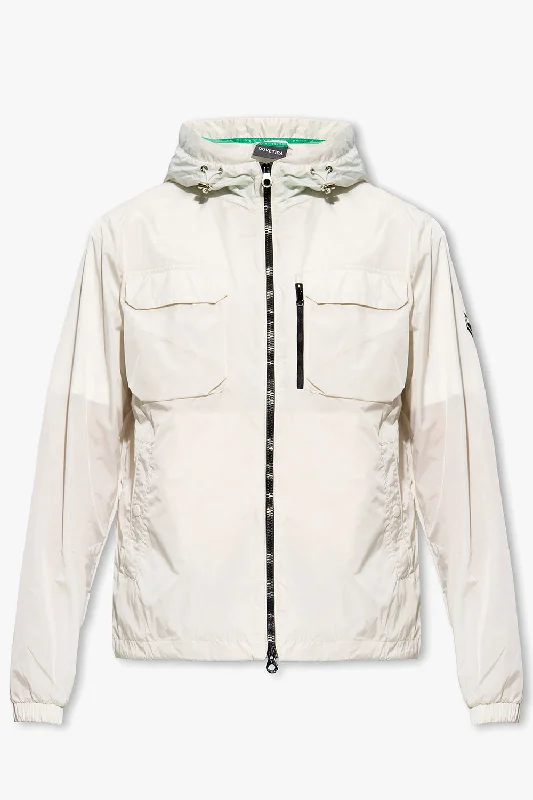 Men jackets with a built - in hood that can be stowed away when not in useDuvetica New Mens Hooded White Windbreaker Zip Up Jacket Men jackets with a built - in hood that can be stowed away when not in useDuvetica New Mens Hooded White Windbreaker Zip Up Jacket