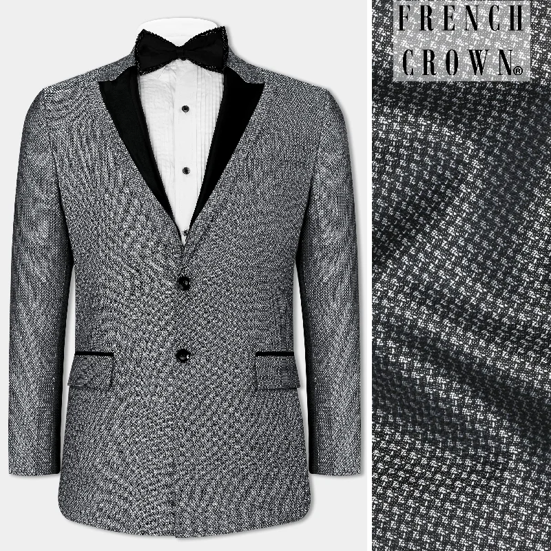 Men's Military - Inspired Khaki Blazer with Epaulettes for a Dapper and Stylish OutfitFlint with Tuatara Gray Wool Rich Designer Blazer Men's Military - Inspired Khaki Blazer with Epaulettes for a Dapper and Stylish OutfitFlint with Tuatara Gray Wool Rich Designer Blazer