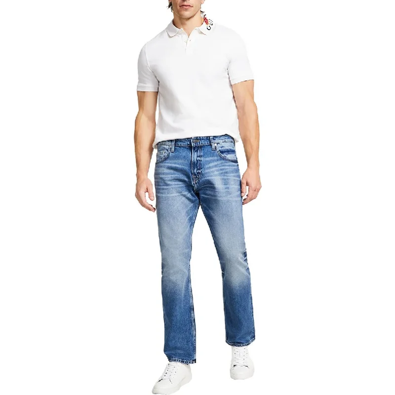 Guess Mens Rodeo Denim Straight Leg Jeans