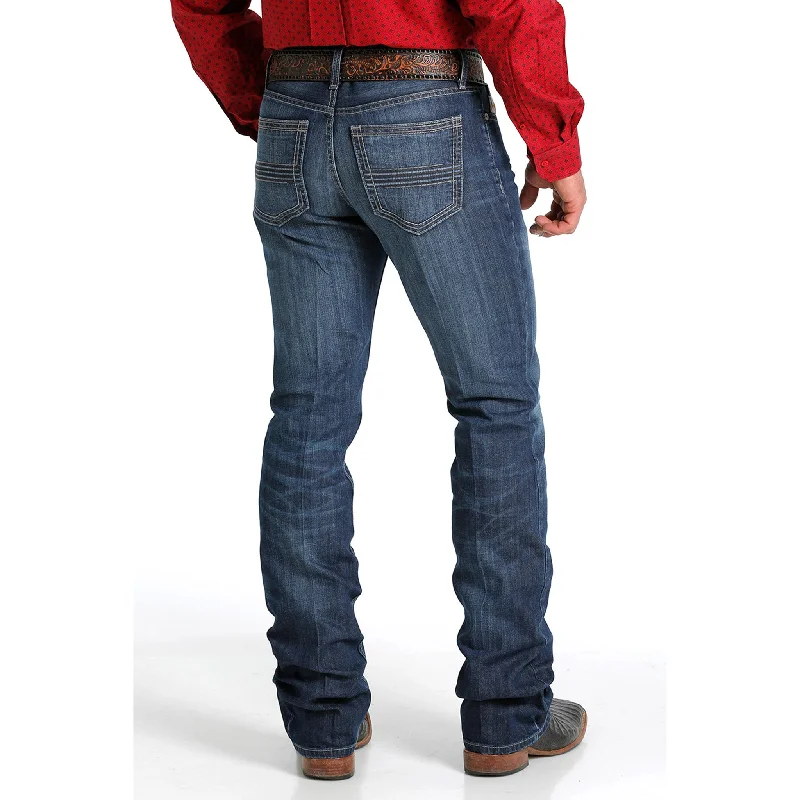 Men's Jeans with a Button - Fly for a Traditional and Classic AestheticCinch Men's Ian Indigo Mid Rise Slim Bootcut Jeans Men's Jeans with a Button - Fly for a Traditional and Classic AestheticCinch Men's Ian Indigo Mid Rise Slim Bootcut Jeans