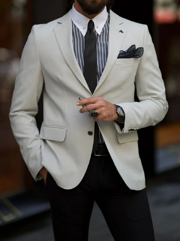 Men's Stretch - Fabric Blazer in Black for a Comfortable and Flexible Everyday WearLawson Gray Slim Fit Blazer Men's Stretch - Fabric Blazer in Black for a Comfortable and Flexible Everyday WearLawson Gray Slim Fit Blazer