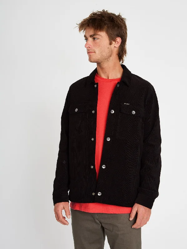 Denim men jackets with embroidered patches for a personalized touchLikeaton Jacket - Black Denim men jackets with embroidered patches for a personalized touchLikeaton Jacket - Black