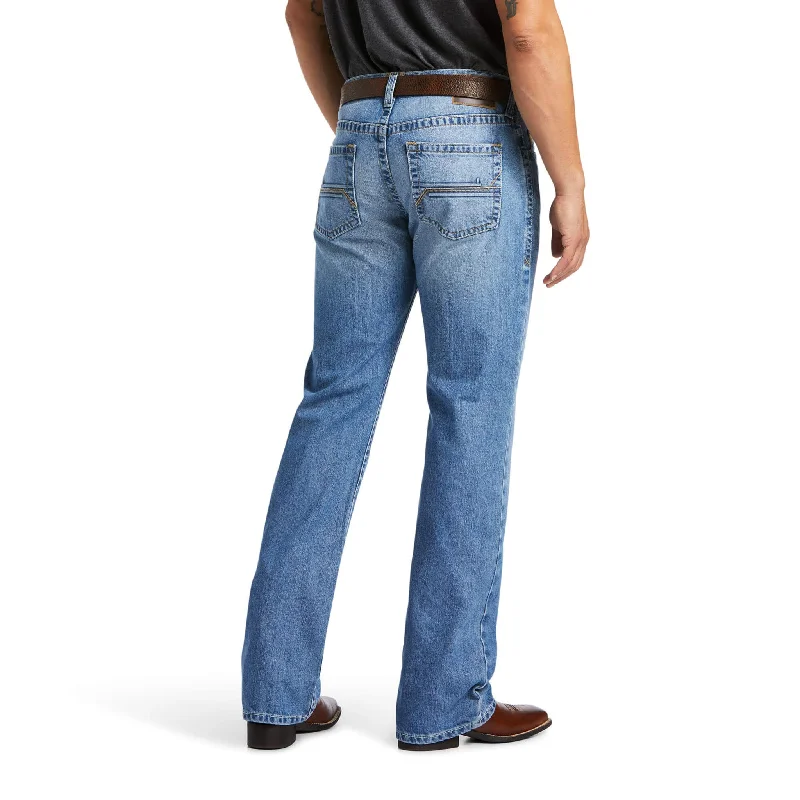 Men's Stretch Jeans with a Moisture - Wicking Lining for Active LifestylesAriat Men's M4 Relaxed Goldfield Jean Men's Stretch Jeans with a Moisture - Wicking Lining for Active LifestylesAriat Men's M4 Relaxed Goldfield Jean