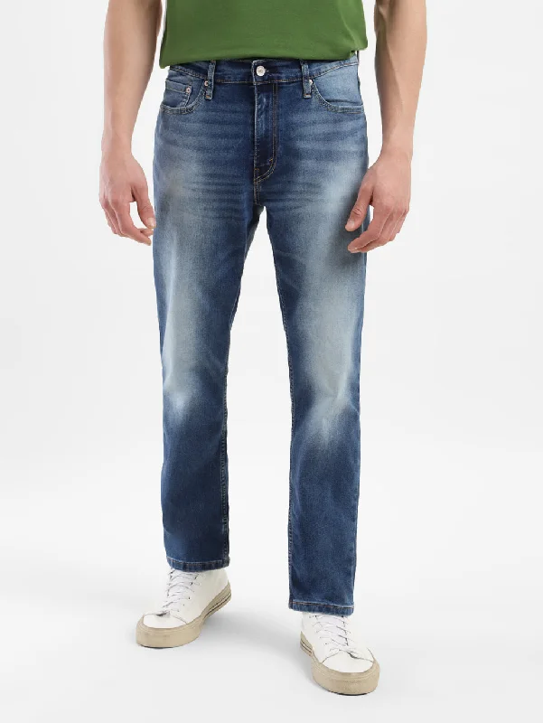 Men's High - Waisted Jeans in a Medium Wash for a Vintage - Style RevivalMen's 541 Blue Tapered Fit Jeans Men's High - Waisted Jeans in a Medium Wash for a Vintage - Style RevivalMen's 541 Blue Tapered Fit Jeans