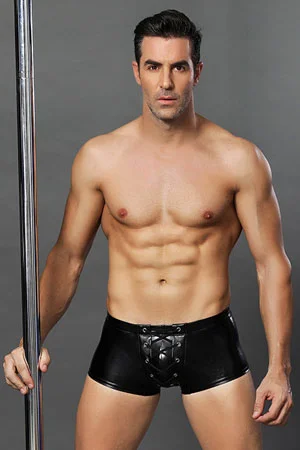 Men's boxer briefs with a moisture - management systemMen's Faux Leather And Latex Boxer Briefs Men's boxer briefs with a moisture - management systemMen's Faux Leather And Latex Boxer Briefs