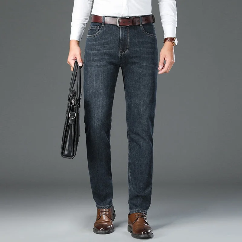 Men's Colored Jeans in Burgundy for a Bold and Fashion - Forward LookMen's Sheep Wool Classic Style Business Stretch Denim Jeans Pants Men's Colored Jeans in Burgundy for a Bold and Fashion - Forward LookMen's Sheep Wool Classic Style Business Stretch Denim Jeans Pants