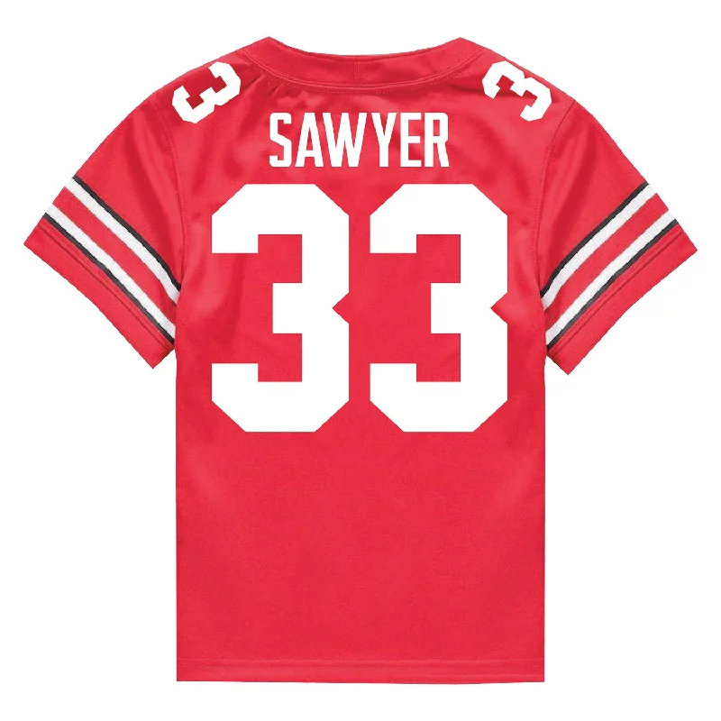 Men's Moisture - Wicking Golf Jerseys with UV Protection for Comfortable Rounds on the CourseOhio State Buckeyes Nike #33 Jack Sawyer Student Athlete Scarlet Football Jersey Men's Moisture - Wicking Golf Jerseys with UV Protection for Comfortable Rounds on the CourseOhio State Buckeyes Nike #33 Jack Sawyer Student Athlete Scarlet Football Jersey