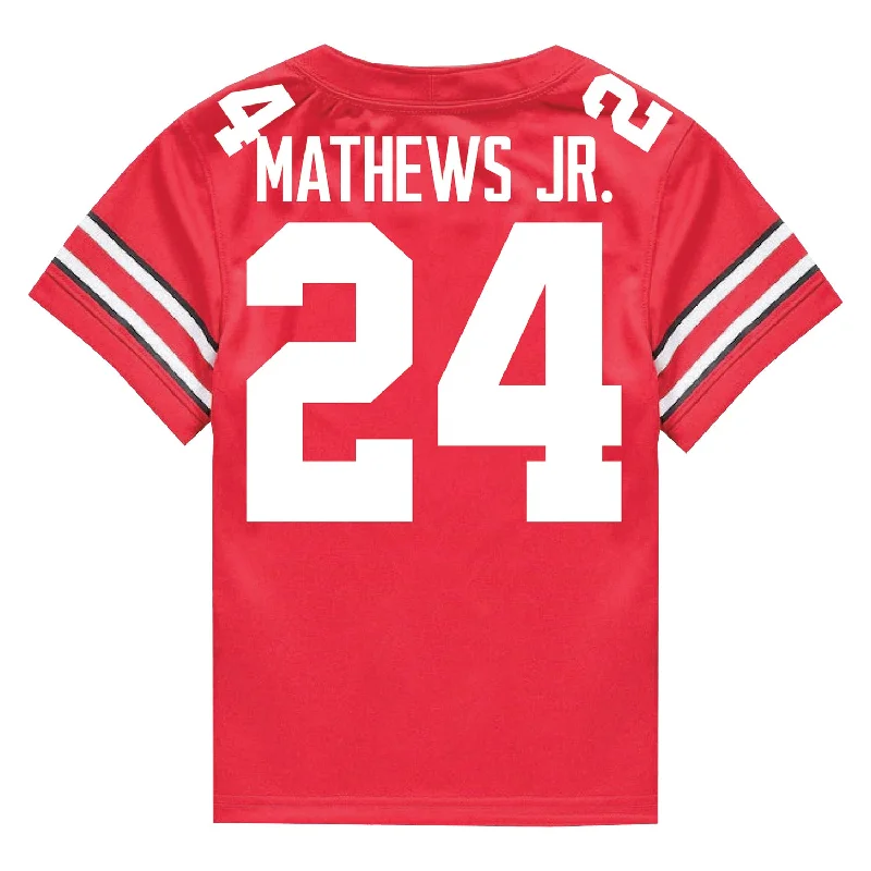 Men's Football Jerseys with Embroidered Club Badges for a Premium and Authentic AppealOhio State Buckeyes Nike #24 Jermaine Mathews Jr. Student Athlete Scarlet Football Jersey Men's Football Jerseys with Embroidered Club Badges for a Premium and Authentic AppealOhio State Buckeyes Nike #24 Jermaine Mathews Jr. Student Athlete Scarlet Football Jersey