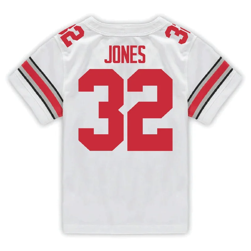 Men's Basketball Jerseys with Signature Player Logos for a Fan - Favorite LookOhio State Buckeyes Nike #32 Brenten Jones Student Athlete White Football Jersey Men's Basketball Jerseys with Signature Player Logos for a Fan - Favorite LookOhio State Buckeyes Nike #32 Brenten Jones Student Athlete White Football Jersey
