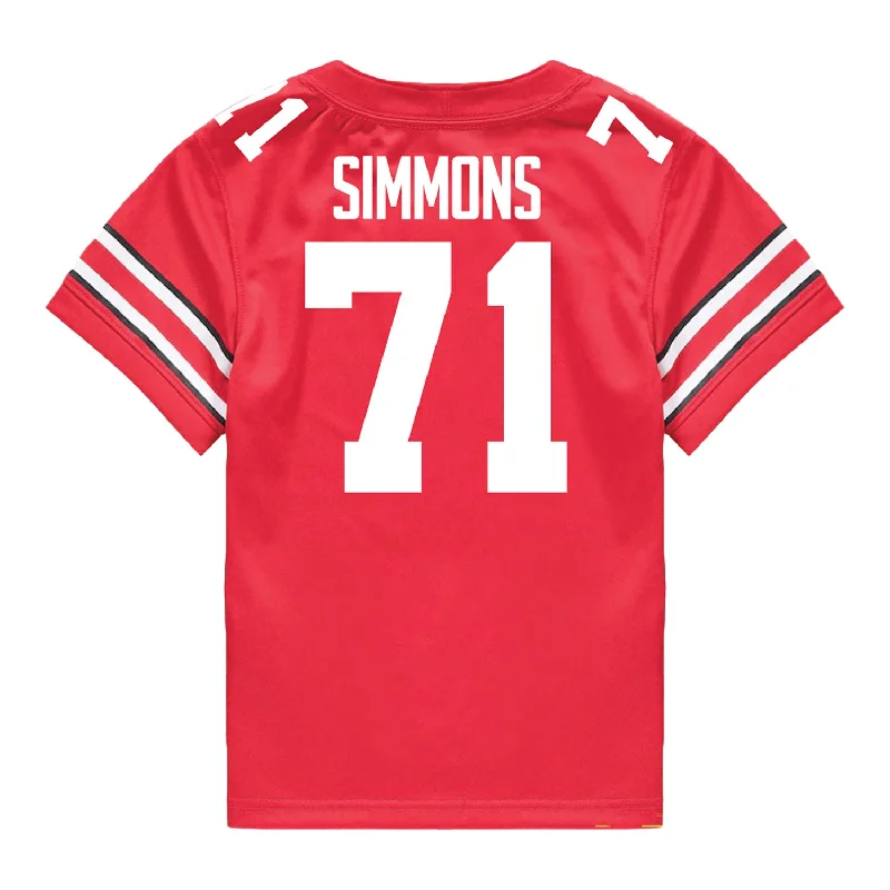 Men's NBA Authentic Team Jerseys in Official Team Colors for True Basketball FansOhio State Buckeyes Nike #71 Josh Simmons Student Athlete Scarlet Football Jersey Men's NBA Authentic Team Jerseys in Official Team Colors for True Basketball FansOhio State Buckeyes Nike #71 Josh Simmons Student Athlete Scarlet Football Jersey