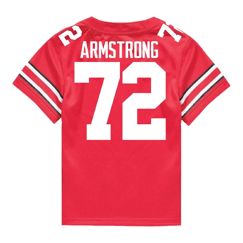Men's Authentic Soccer Jerseys of National Teams for International Football EventsOhio State Buckeyes Nike #72 Deontae Armstrong Student Athlete Scarlet Football Jersey Men's Authentic Soccer Jerseys of National Teams for International Football EventsOhio State Buckeyes Nike #72 Deontae Armstrong Student Athlete Scarlet Football Jersey
