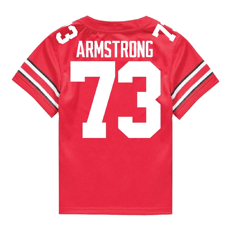 Ohio State Buckeyes Nike #73 Devontae Armstrong Student Athlete Scarlet Football Jersey