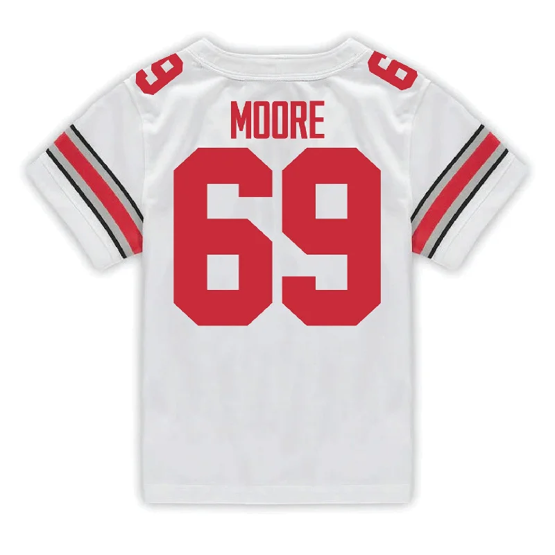 Men's Retro Soccer Jerseys of Famous Clubs from the 90s for Nostalgic Football EnthusiastsOhio State Buckeyes Nike #69 Ian Moore Student Athlete White Football Jersey Men's Retro Soccer Jerseys of Famous Clubs from the 90s for Nostalgic Football EnthusiastsOhio State Buckeyes Nike #69 Ian Moore Student Athlete White Football Jersey