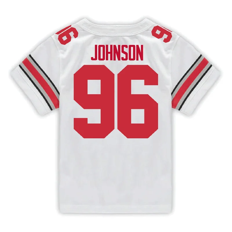 Men's Authentic Soccer Jerseys of National Teams for International Football EventsOhio State Buckeyes Nike #96 Collin Johnson Student Athlete White Football Jersey Men's Authentic Soccer Jerseys of National Teams for International Football EventsOhio State Buckeyes Nike #96 Collin Johnson Student Athlete White Football Jersey