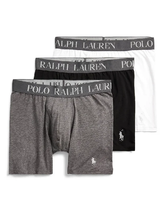 Men's boxer briefs with a moisture - regulating fabricPolo Ralph Lauren 4D Flex Lightweight Boxer Brief 3-Pack LABBP3 Men's boxer briefs with a moisture - regulating fabricPolo Ralph Lauren 4D Flex Lightweight Boxer Brief 3-Pack LABBP3