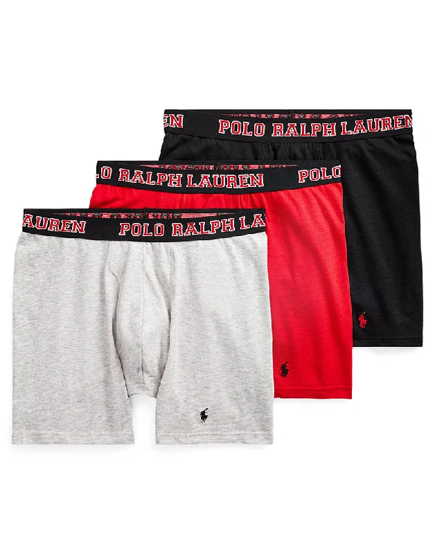 Men's boxer briefs with a tag - free interiorPolo Ralph Lauren Breathable Mesh Boxer Brief 3-Pack RMBBP3 Men's boxer briefs with a tag - free interiorPolo Ralph Lauren Breathable Mesh Boxer Brief 3-Pack RMBBP3