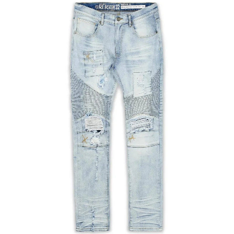 Men's Jeans with a Button - Fly for a Traditional and Classic AestheticReason Mens Ribbed Denim Straight Leg Jeans Men's Jeans with a Button - Fly for a Traditional and Classic AestheticReason Mens Ribbed Denim Straight Leg Jeans