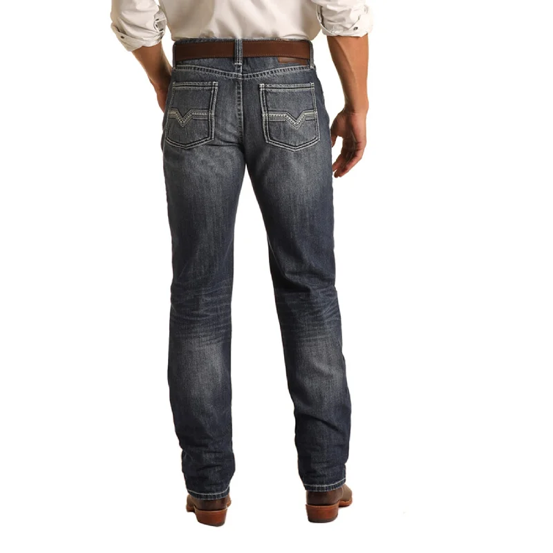 Men's Low - Rise Jeans in a Light Wash for a Casual and Youthful LookRock & Roll Men's Reflex Stackable Jean Men's Low - Rise Jeans in a Light Wash for a Casual and Youthful LookRock & Roll Men's Reflex Stackable Jean