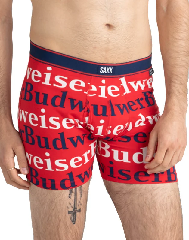 Men's boxer briefs with a contoured fitSAXX Daytripper Boxer Breif Fly Re-Run-Red SXBB11F Men's boxer briefs with a contoured fitSAXX Daytripper Boxer Breif Fly Re-Run-Red SXBB11F
