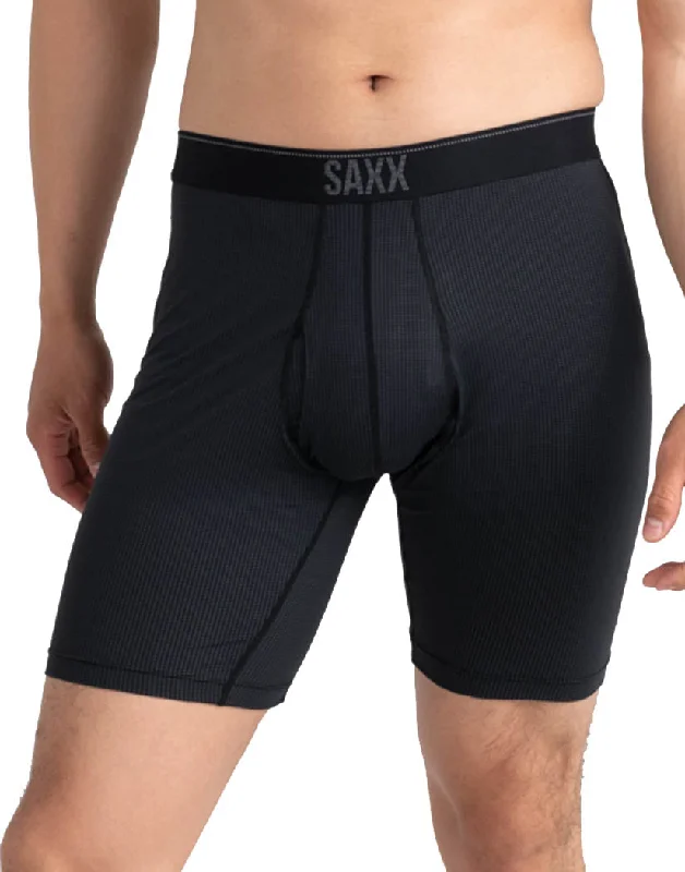 Men's boxer briefs with a form - fitting designSAXX Quest Quick Dry Mesh Long Leg Fly SXLL70F Men's boxer briefs with a form - fitting designSAXX Quest Quick Dry Mesh Long Leg Fly SXLL70F