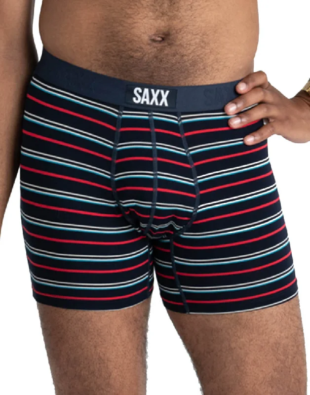 Men's boxer briefs with a contoured pouchSAXX Vibe Slim Fit - No Fly Boxer Brief DK INK Coast Stripe SXBM35 Men's boxer briefs with a contoured pouchSAXX Vibe Slim Fit - No Fly Boxer Brief DK INK Coast Stripe SXBM35