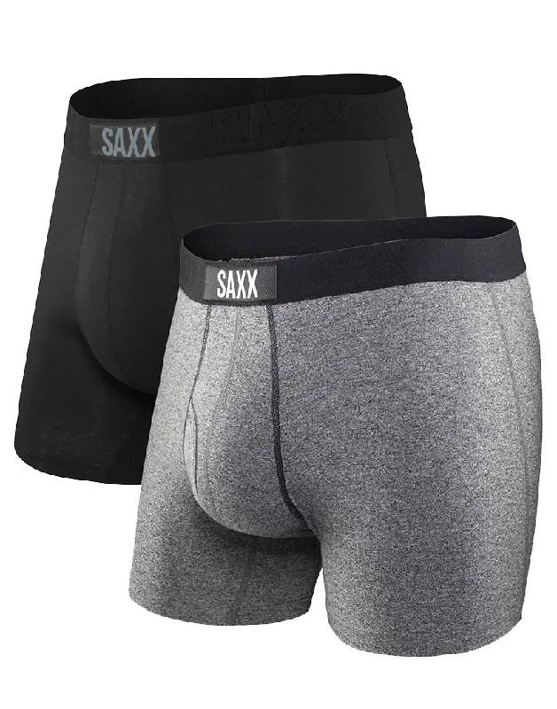 Men's stretchy elastane boxer briefs for flexibilitySAXX Vibe Super Soft Boxer Brief 2PK SXPP2V Men's stretchy elastane boxer briefs for flexibilitySAXX Vibe Super Soft Boxer Brief 2PK SXPP2V