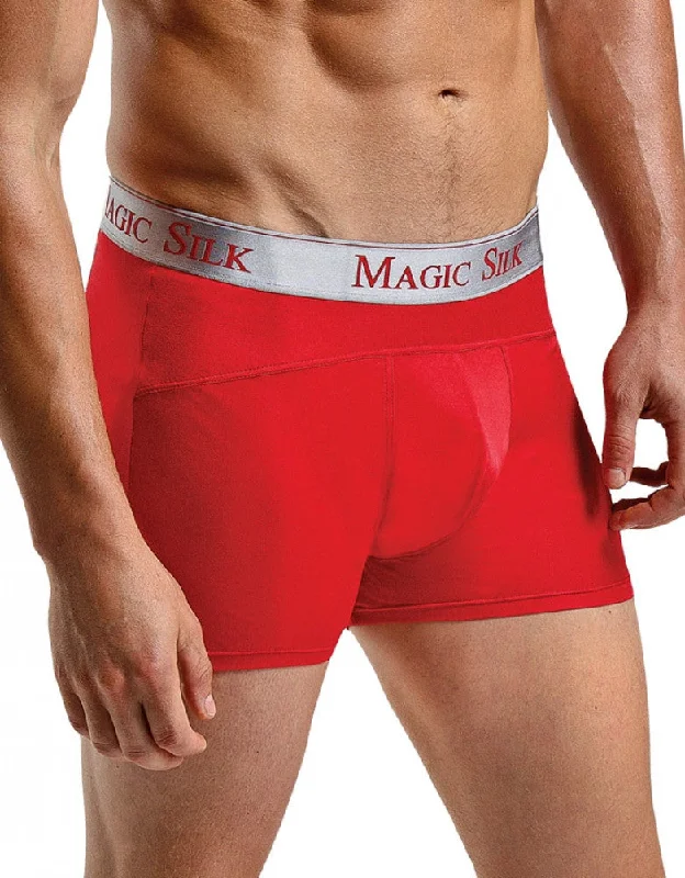 Men's boxer briefs with a contoured fitMagic Silk Men's Knit Panel Boxer Brief 6886 Men's boxer briefs with a contoured fitMagic Silk Men's Knit Panel Boxer Brief 6886