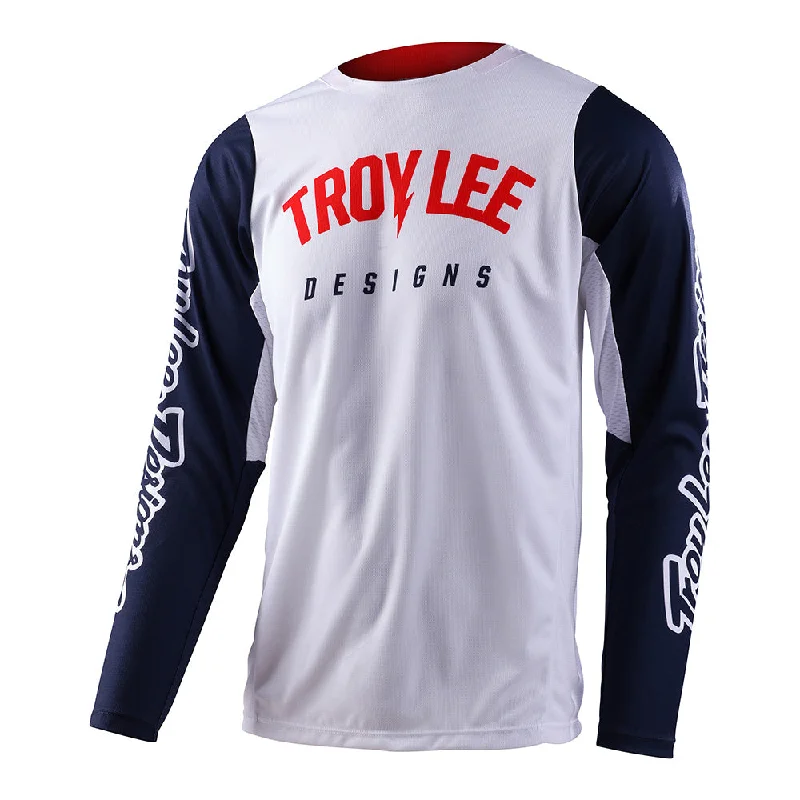 Men's Limited - Edition Cricket Jerseys Commemorating Historic Matches for Die - Hard Cricket LoversGP Pro Jersey Boltz White / Navy Men's Limited - Edition Cricket Jerseys Commemorating Historic Matches for Die - Hard Cricket LoversGP Pro Jersey Boltz White / Navy