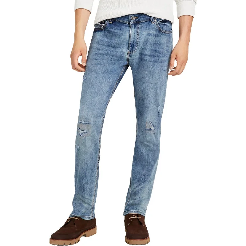 Sun + Stone Mens Knickerbock Denim Straight Leg Jeans