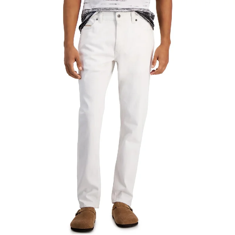 Men's Distressed Jeans with Patches for a Retro and DIY - Inspired AppearanceSun + Stone Mens Vince Denim Slim Fit Tapered Leg Jeans Men's Distressed Jeans with Patches for a Retro and DIY - Inspired AppearanceSun + Stone Mens Vince Denim Slim Fit Tapered Leg Jeans