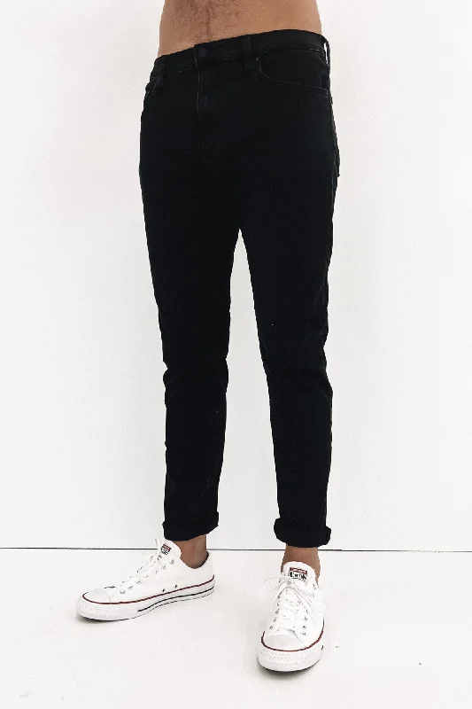 Men's Jeans with a Zip - Off Lower Leg for Convertible StyleTim Slims Jean Black Raven Men's Jeans with a Zip - Off Lower Leg for Convertible StyleTim Slims Jean Black Raven