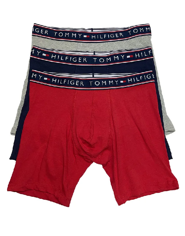 Men's boxer briefs with a snug - fit waistbandTommy Hilfiger Cotton Stretch Boxer Brief 3-Pack 09T3349 Men's boxer briefs with a snug - fit waistbandTommy Hilfiger Cotton Stretch Boxer Brief 3-Pack 09T3349