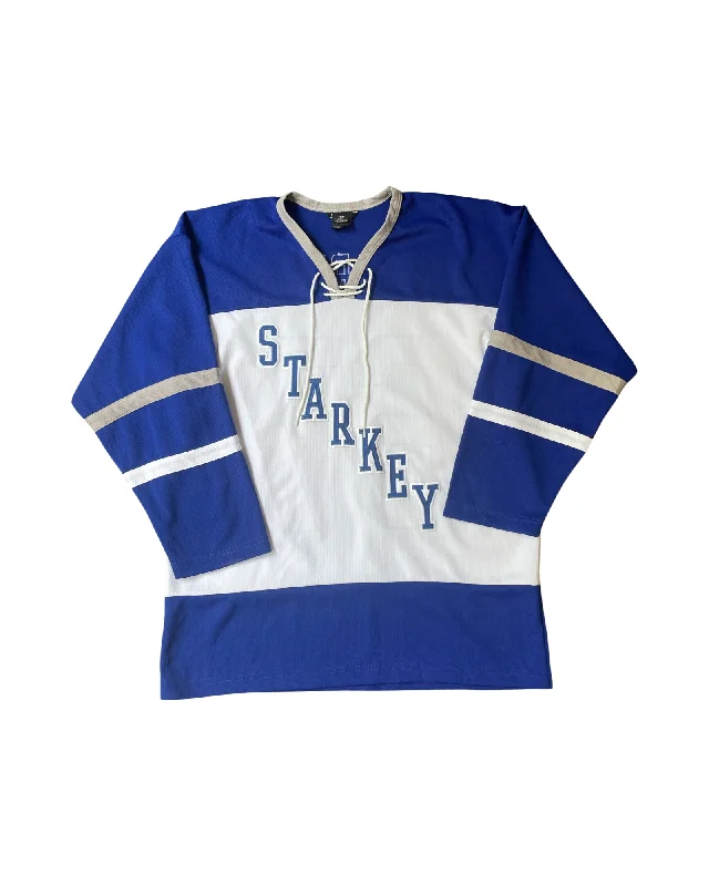 Men's Retro Hockey Jerseys with Classic Stripes and Logos for a Nostalgic Hockey AestheticVintage NHL Starkey Hockey Jersey Men's Retro Hockey Jerseys with Classic Stripes and Logos for a Nostalgic Hockey AestheticVintage NHL Starkey Hockey Jersey