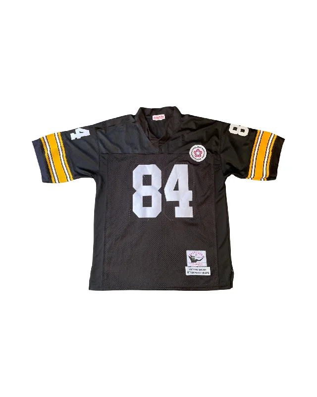Men's Breathable Polyester Running Jerseys in Bright Neon Colors for High - Visibility WorkoutsVintage NFL Steelers Trowbacks Jersey Men's Breathable Polyester Running Jerseys in Bright Neon Colors for High - Visibility WorkoutsVintage NFL Steelers Trowbacks Jersey