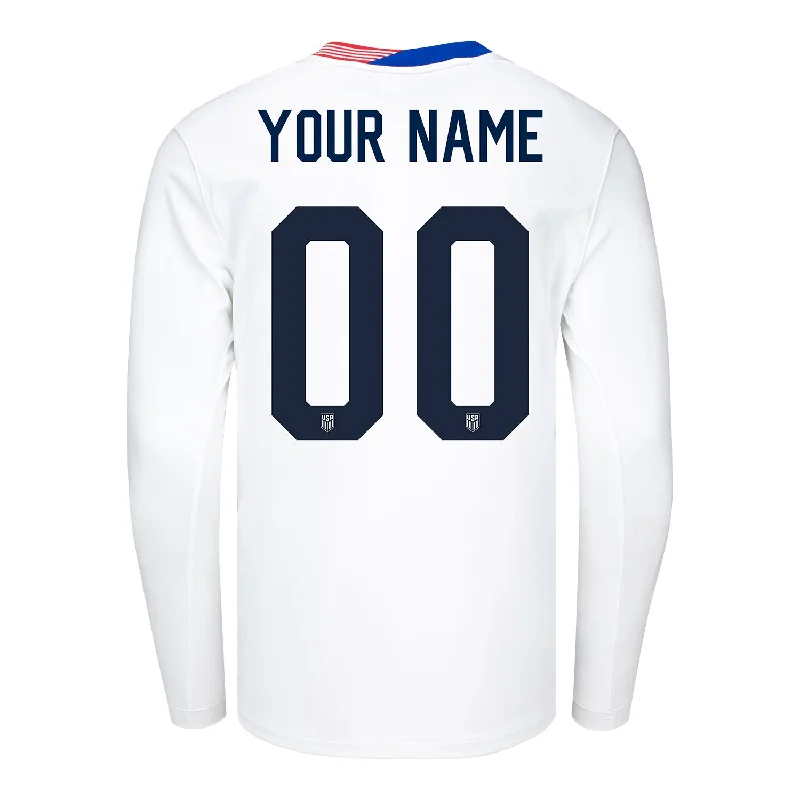 Men's Limited - Edition Cricket Jerseys Commemorating Historic Matches for Die - Hard Cricket LoversMen's Nike USMNT 2024 Personalized American Classic Home Stadium Long Sleeve Jersey Men's Limited - Edition Cricket Jerseys Commemorating Historic Matches for Die - Hard Cricket LoversMen's Nike USMNT 2024 Personalized American Classic Home Stadium Long Sleeve Jersey