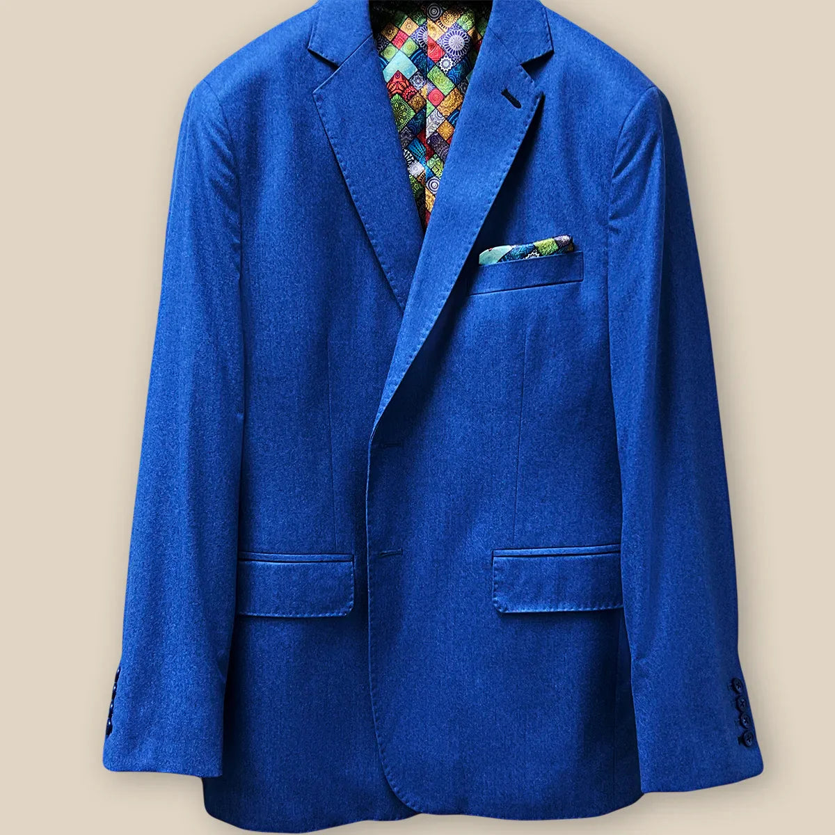 Men's Tweed Blazer in Brown with Leather Elbow Patches for a Classic and Academic StyleVitale Barberis Canonico Light Blue Plain Flannel Men's Sportcoat Men's Tweed Blazer in Brown with Leather Elbow Patches for a Classic and Academic StyleVitale Barberis Canonico Light Blue Plain Flannel Men's Sportcoat