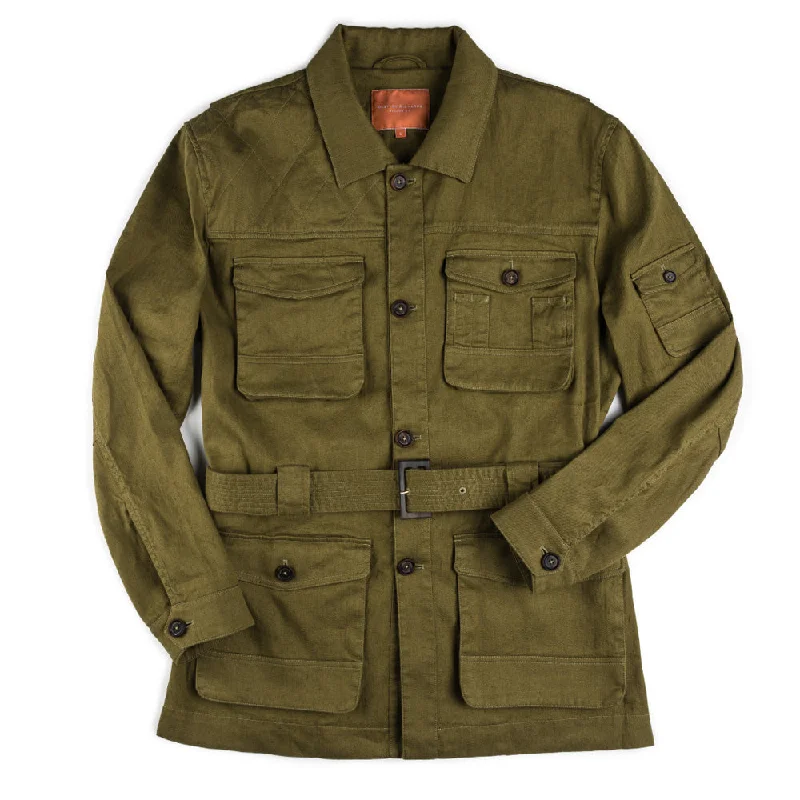 Corduroy men jackets in earthy tones for a rustic charmWestley Richards Selous Safari Jacket Savanna Green
