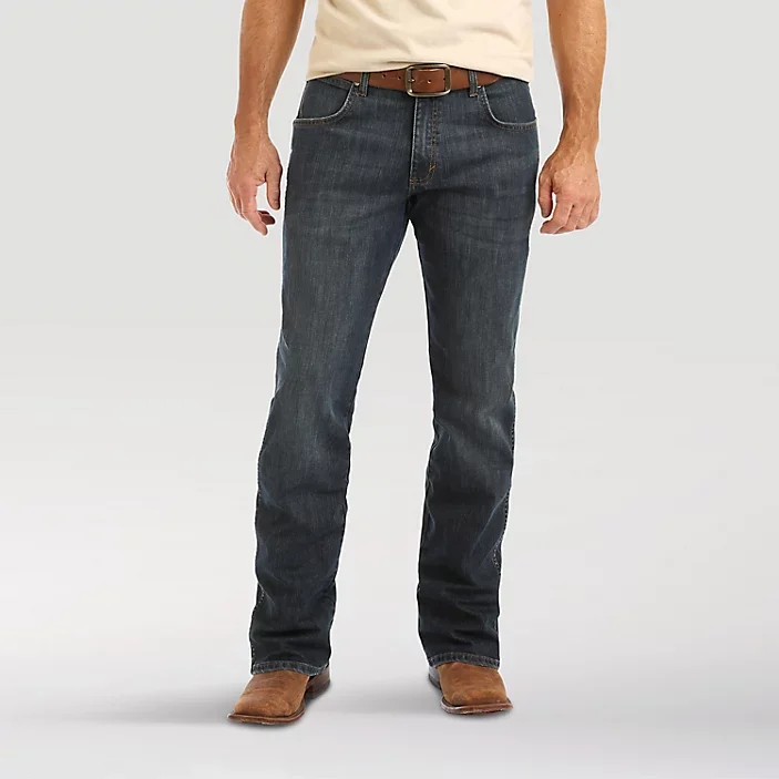 Men's Jeans with a Hidden Coin Pocket for Added ConvenienceWrangler Mens Retro Relaxed Fit Bootcut Jean Men's Jeans with a Hidden Coin Pocket for Added ConvenienceWrangler Mens Retro Relaxed Fit Bootcut Jean