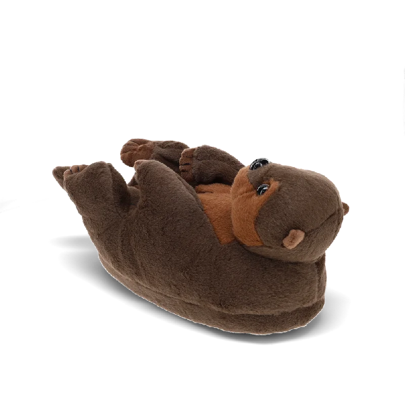 Men's plush slippers with a faux fur liningOtter Slippers